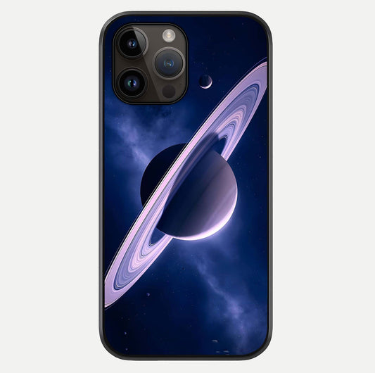 Saturn Ring Mystique Glass Case For iPhone 14 Pro Max by Custom World