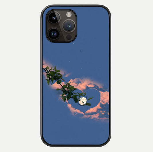 Sky Under Tree Glass Case For iPhone 14 Pro Max by Custom World