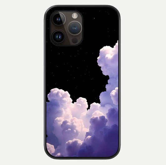 Starlit Night Whispers Glass Case For iPhone 14 Pro Max by Custom World