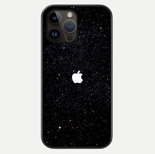 Starry Apple Galaxy Glass Case For iPhone 14 Pro Max by Custom World