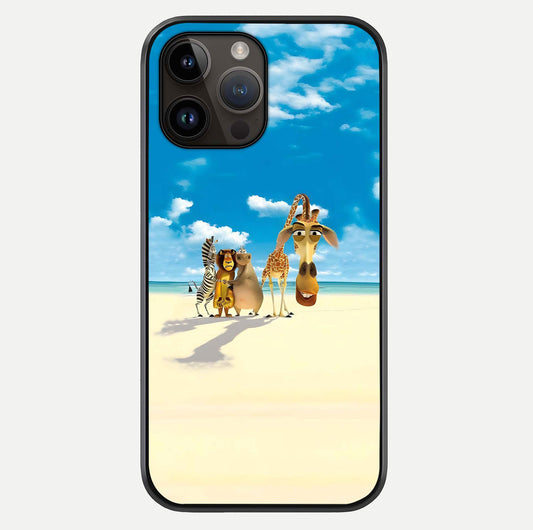 Tropical Fun Squad Glass Case For iPhone 14 Pro Max by Custom World