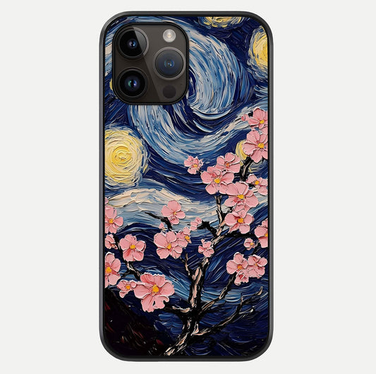 Van Gogh Scenery Glass Case For iPhone 14 Pro Max by Custom World