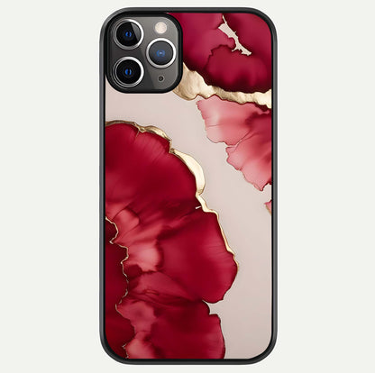 Pink & White Marble Glass Case For iPhone 11 Pro Max