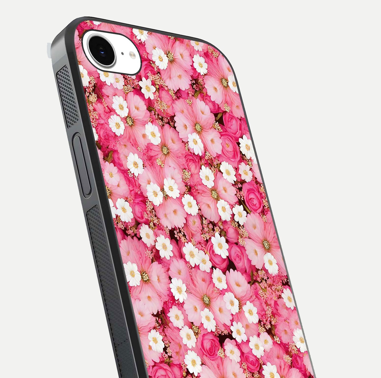 Pink Daisy Bliss Glass Case For iPhone 16e