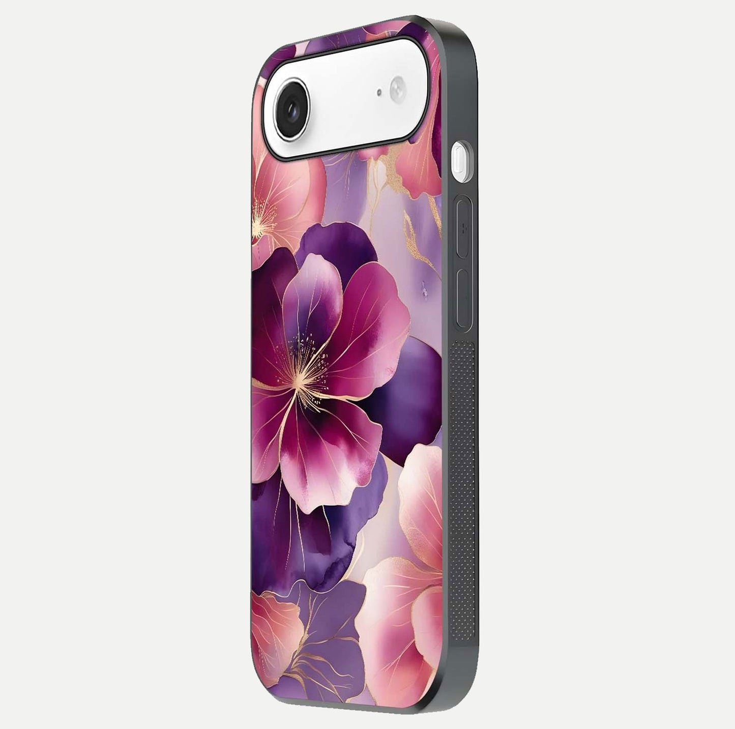 Pink Bouquet Florals Glass Case For iPhone Air
