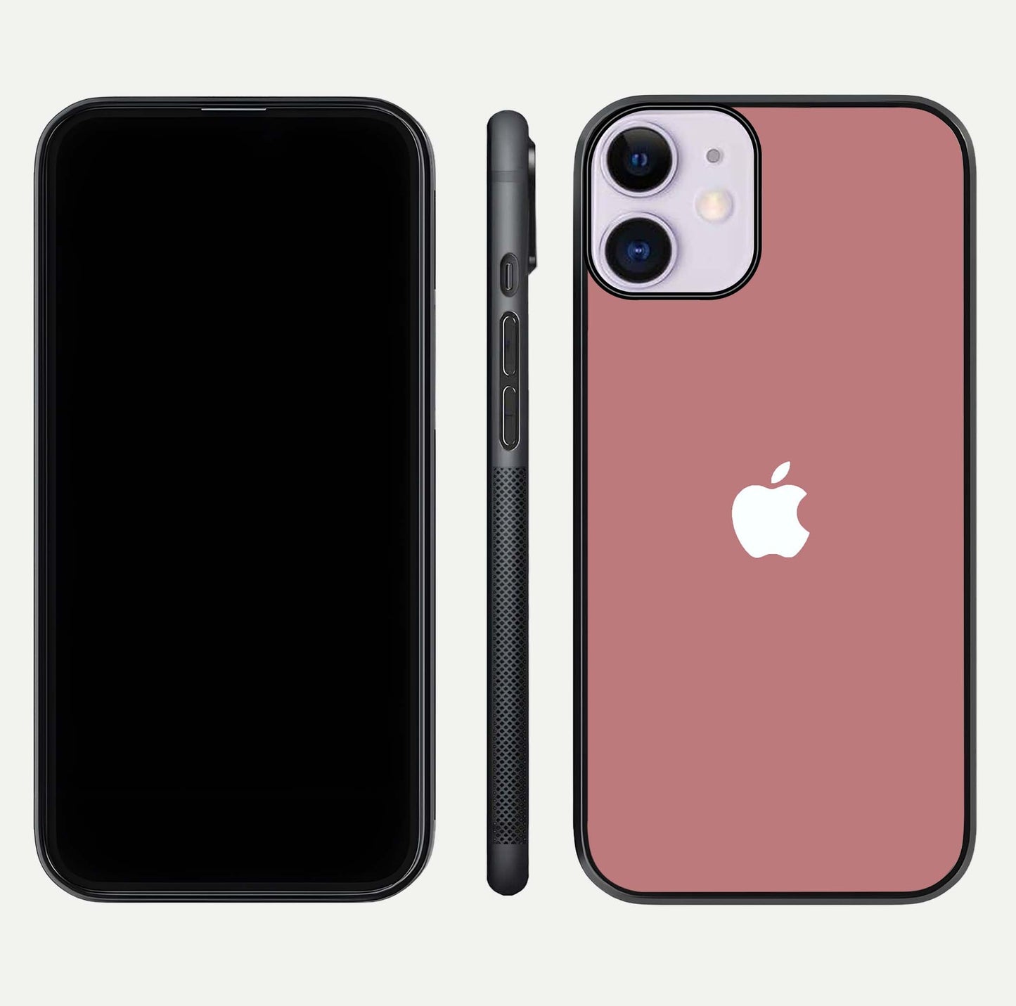 Apple Harmony Glass Case for iPhone 11 front and back mockup showing harmony pattern and clean edge design