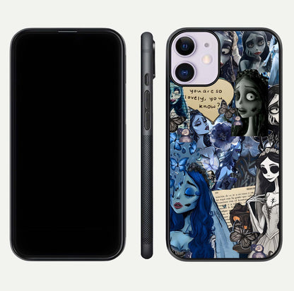 Corpse Bride Posters Glass Case for iPhone 11 dual-view layout displaying cinematic tones and HD finish
