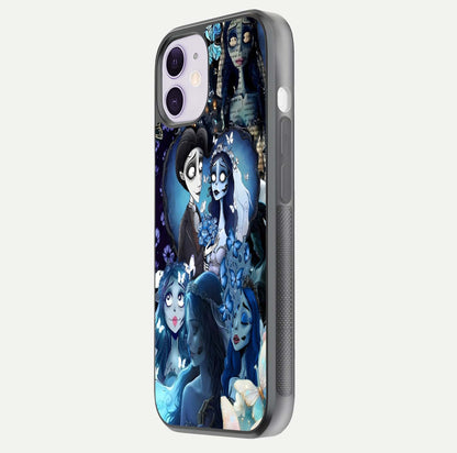 Butterfly Ghost Soul Glass Case for iPhone 11 side-angle image capturing edge light and deep design tones