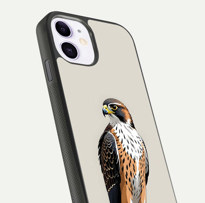 Clever Eagle Glass Case for iPhone 11 close-up highlighting eagle detail and HD reflection