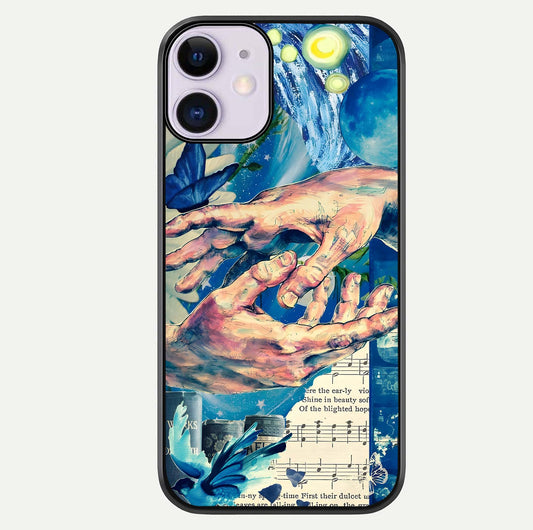 Aesthetic Divider Glass Case For iPhone 16 Pro by Custom World
