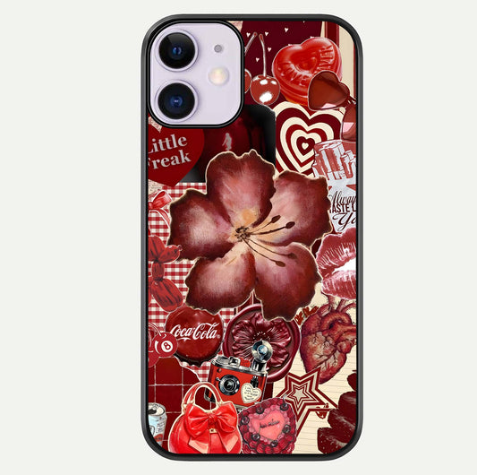 Aesthetic Little Freak Glass Case For iPhone 16 Pro by Custom World