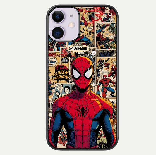 Aesthetic Spider Glass Case For iPhone 16 Pro by Custom World