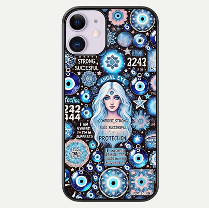 Angel Aura Shield Glass Case For iPhone 16 Pro by Custom World