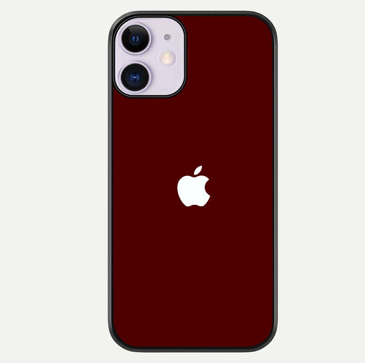 Apple Crimson Core Glass Case For iPhone 11 by Custom World