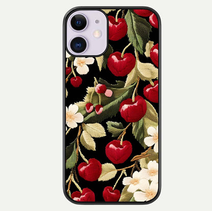 Bloom Thread Art Glass Case For iPhone 11 by Custom World