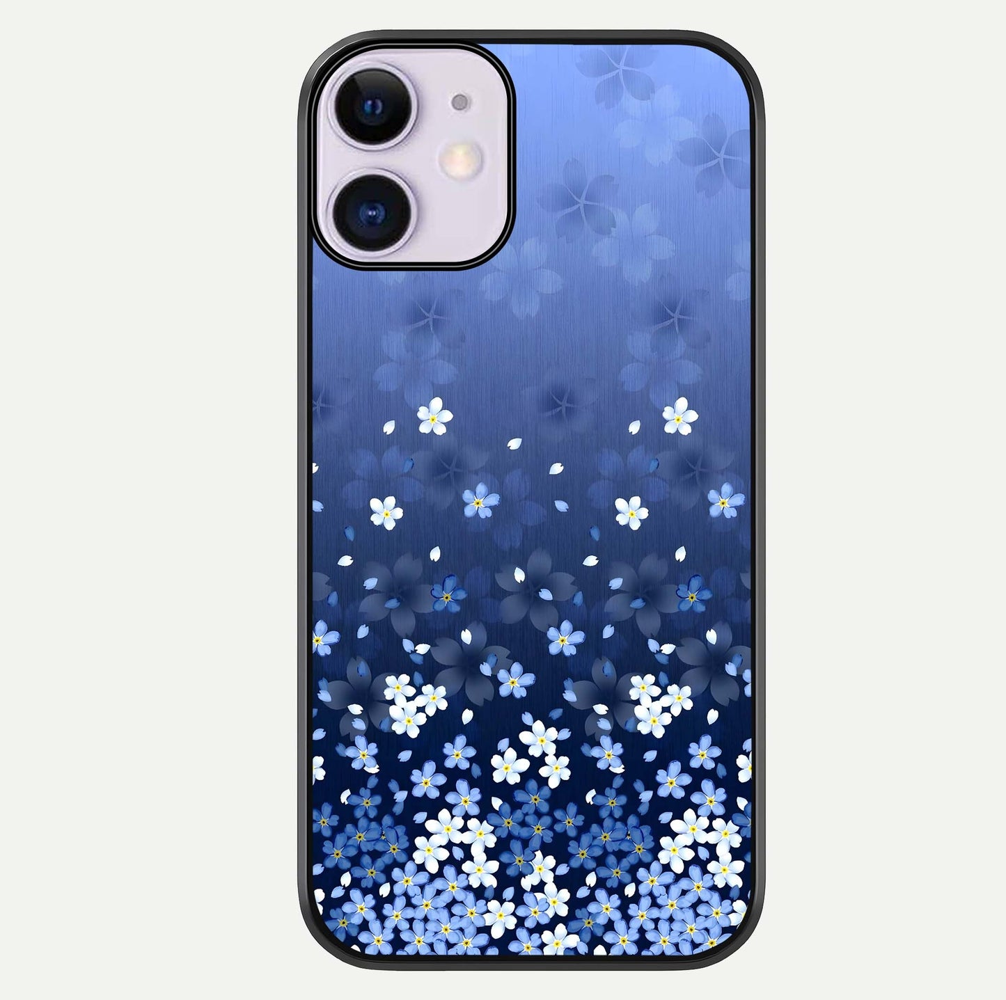 Blue Starry Glass Case For iPhone 11 by Custom World