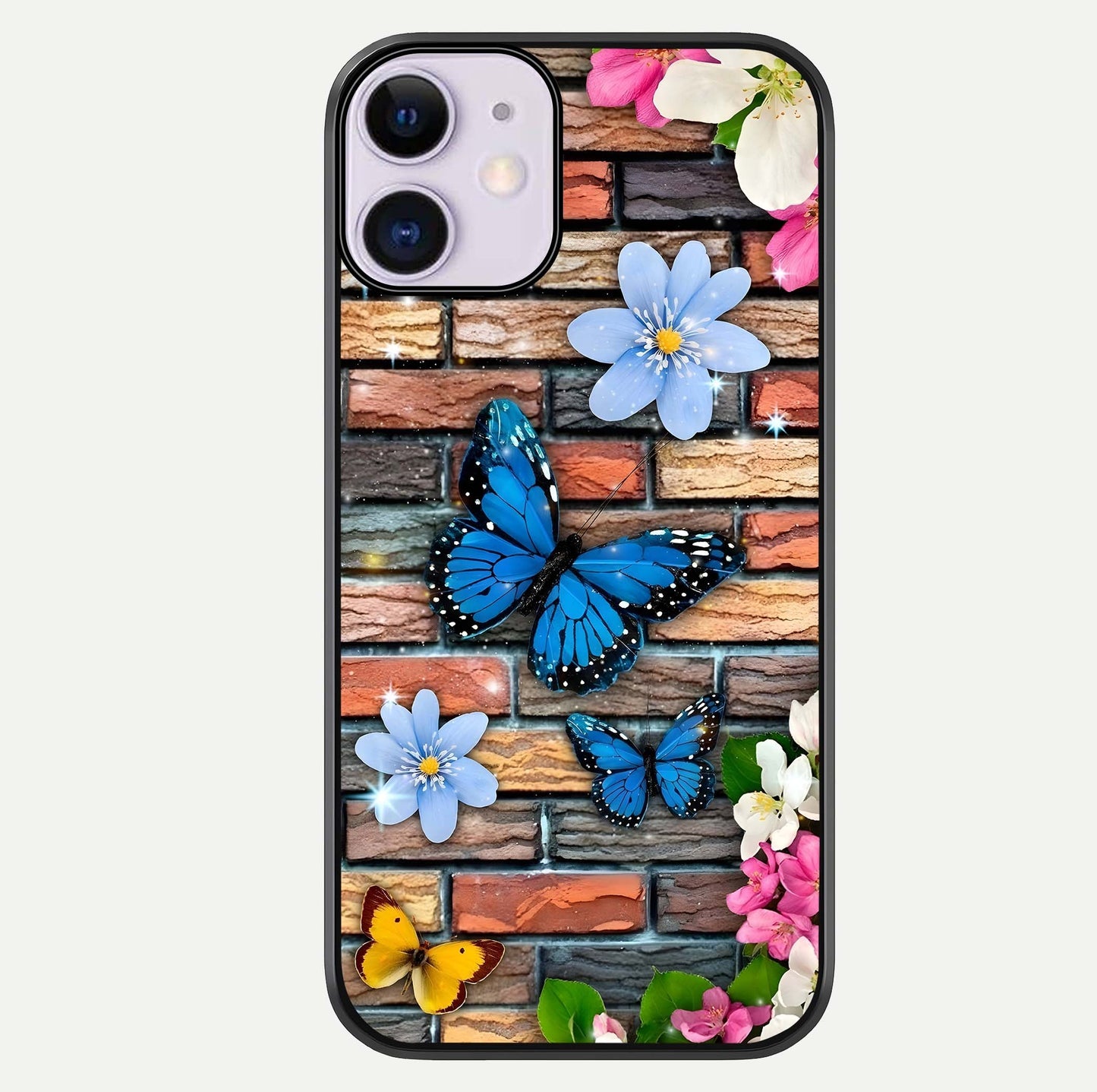 Brick Bloom Flight Glass Case For iPhone 11 by Custom World