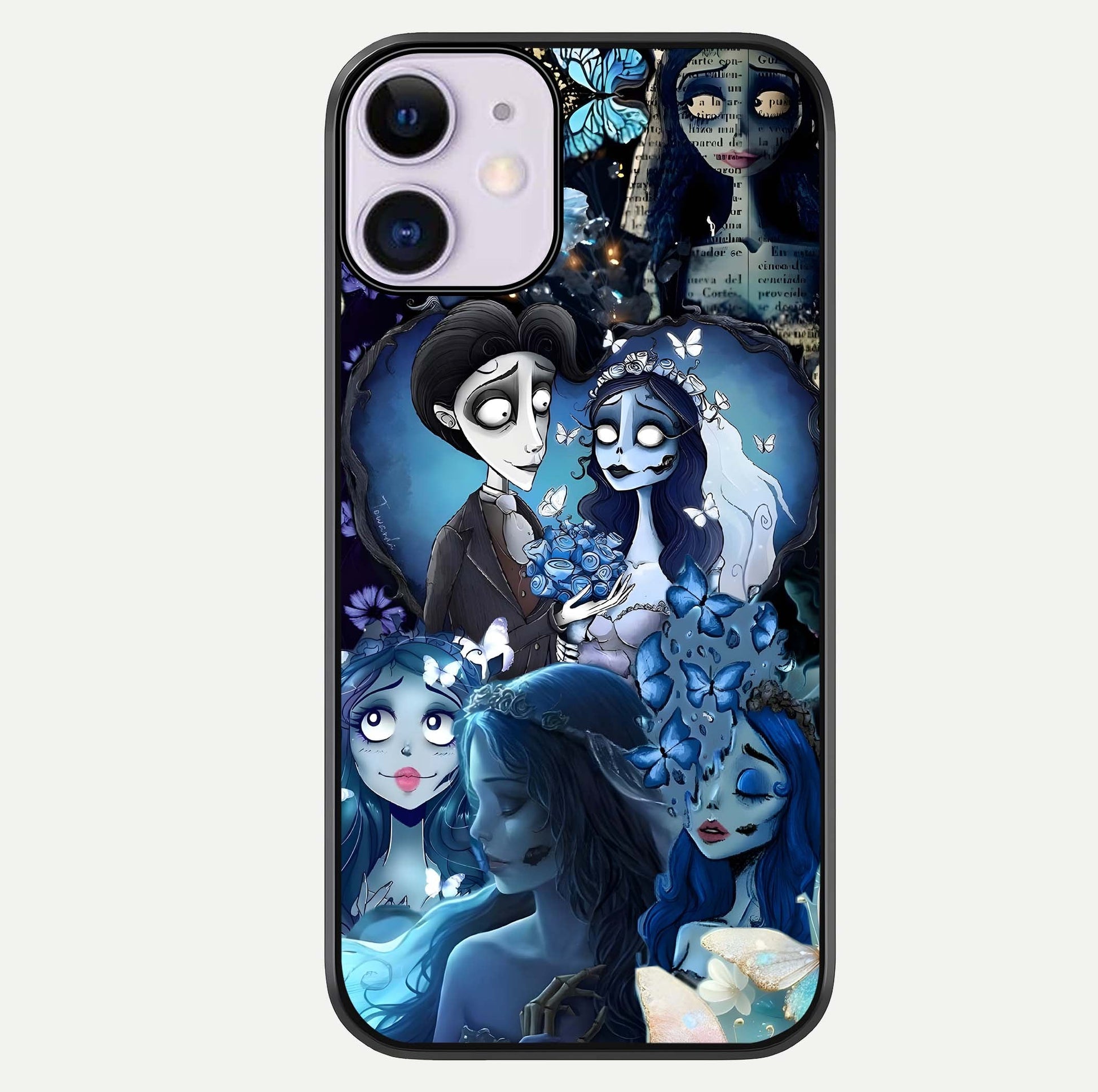 Butterfly Ghost Soul Glass Case For iPhone 11 by Custom World