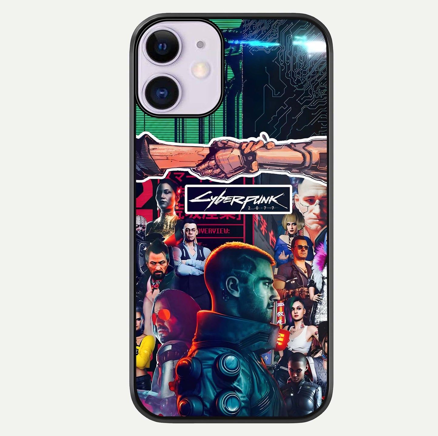 CYBERPUNK Legacy Glass Case For iPhone 11 by Custom World