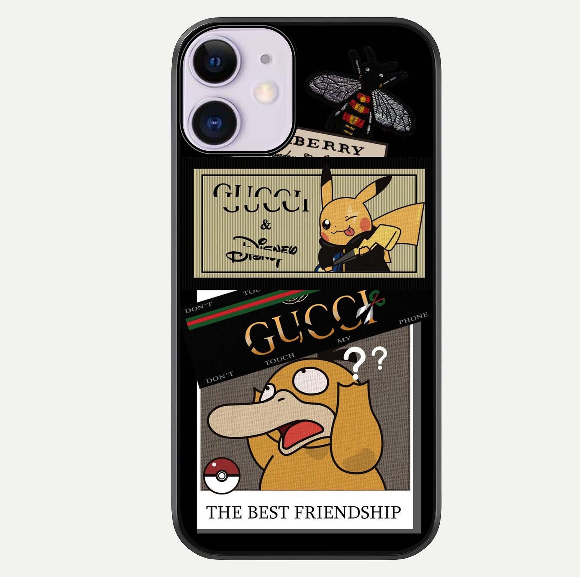 Cartoon Brand Play Mashup Glass Case For iPhone 11 by Custom World