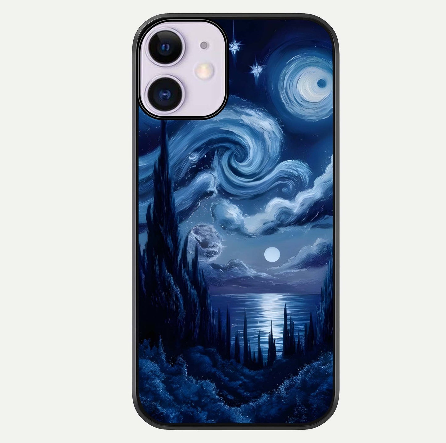 Celestial Dream Van Gogh Glass Case For iPhone 11 by Custom World