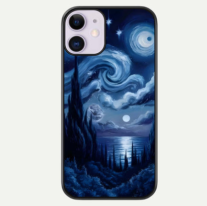Celestial Dream Van Gogh Glass Case For iPhone 11 by Custom World