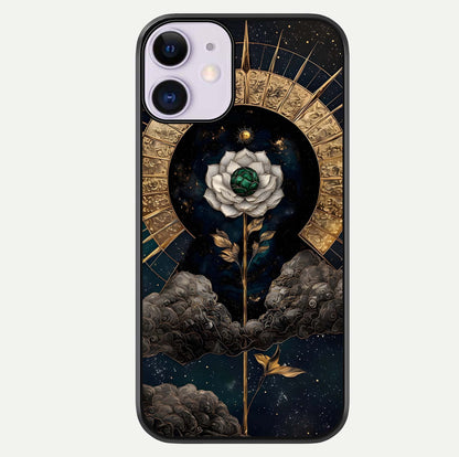 Celestial Lotus Morang Glass Case For iPhone 11 by Custom World