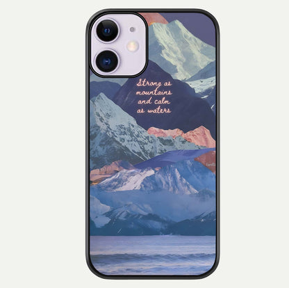 Celestial Mountain Calm Glass Case For iPhone 11 by Custom World