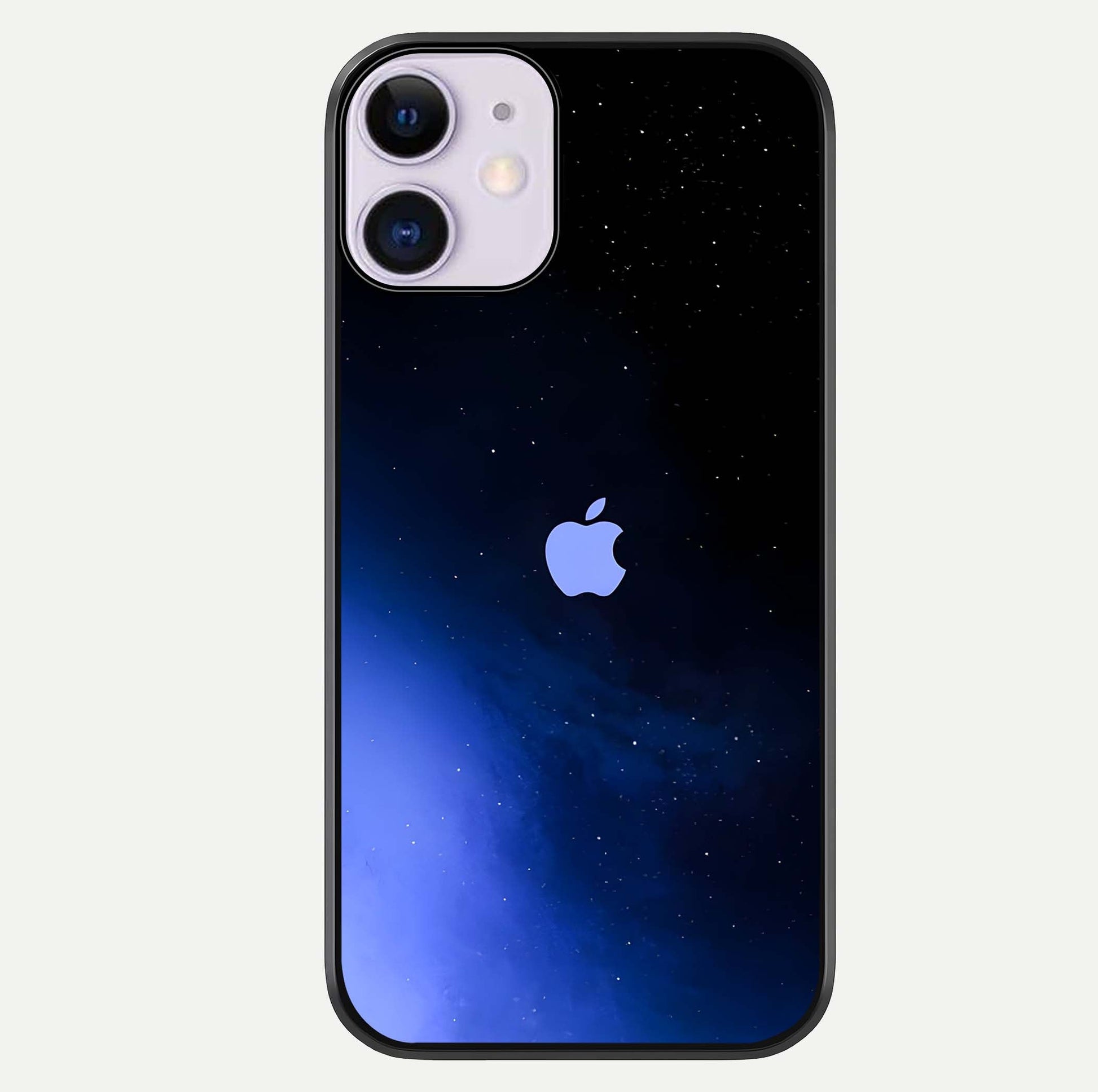 Cosmic Blue Apple Glass Case For iPhone 11 by Custom World