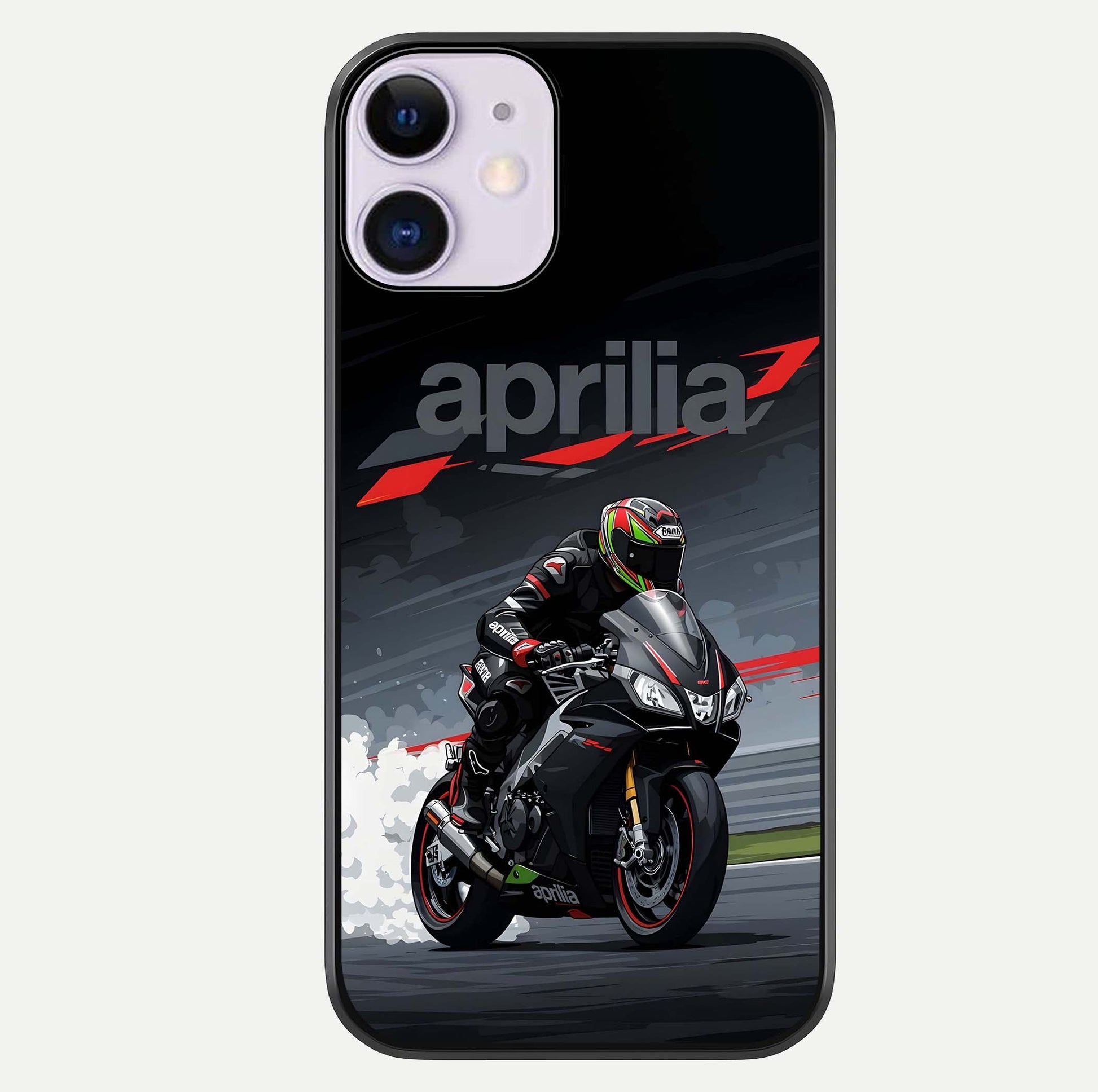 Dark Aprilla Glass Case For iPhone 11 by Custom World