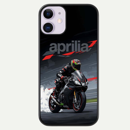 Dark Aprilla Glass Case For iPhone 11 by Custom World