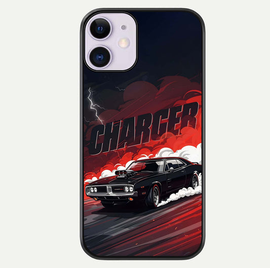Dark Charger Fury Glass Case For iPhone 11 by Custom World