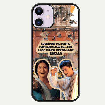Desi Retro Vibes Glass Case For iPhone 11 by Custom World