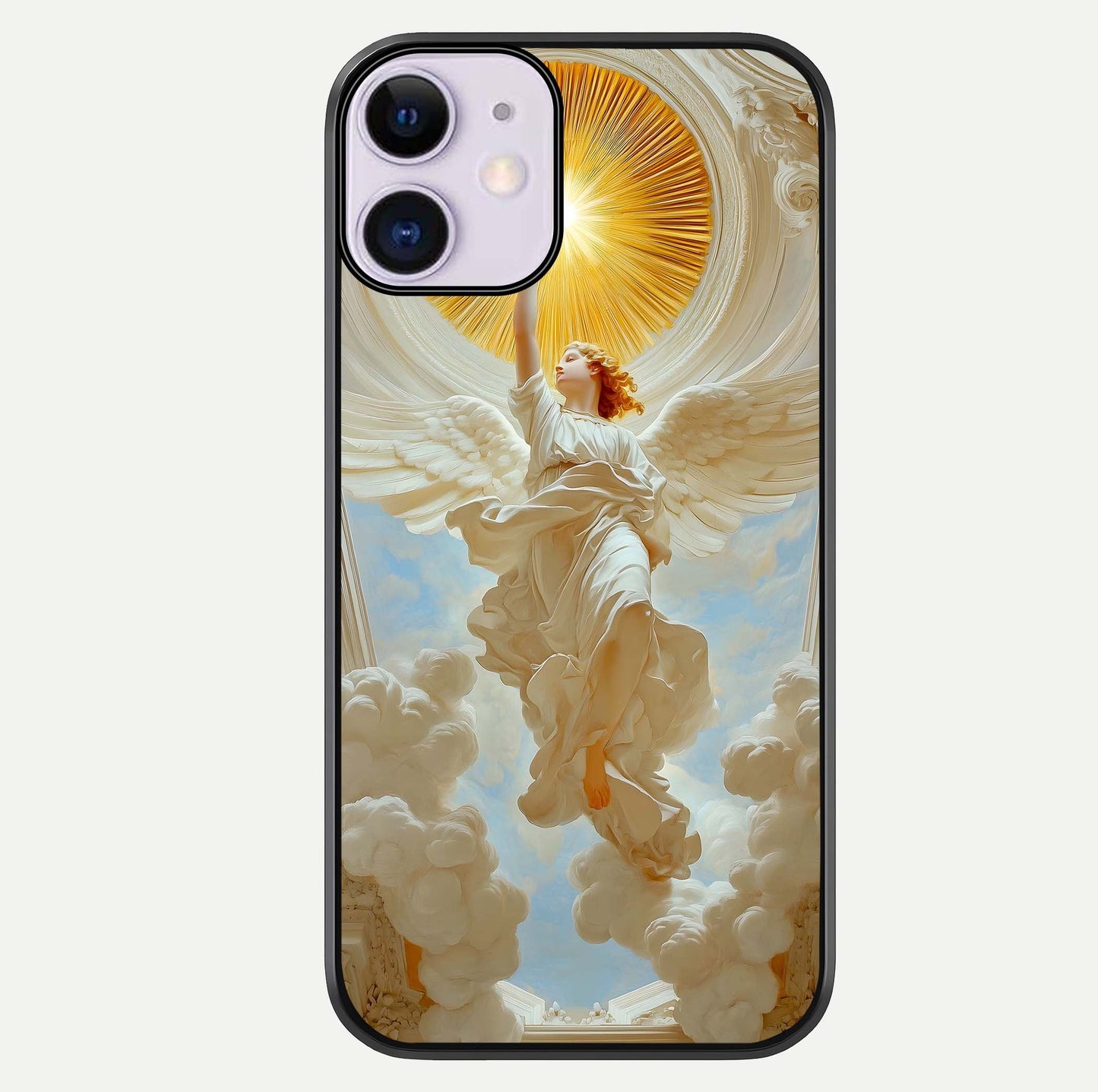 Divine Light Angel Glass Case For iPhone 11 by Custom World