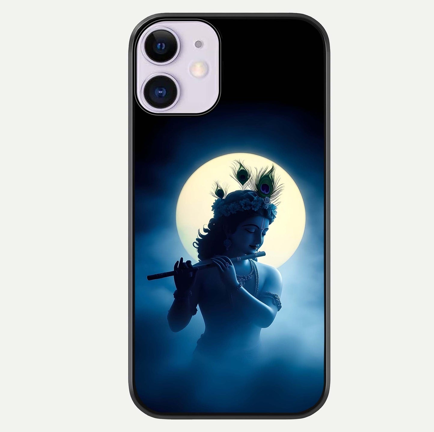 Divine Moon Flute Glass Case For iPhone 11 by Custom World