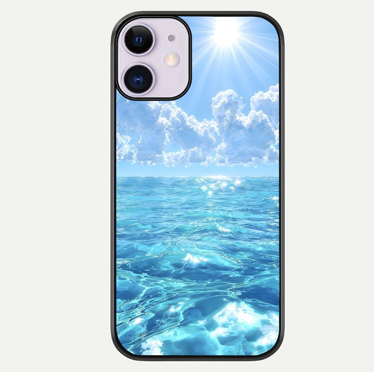 Endless Ocean Horizon Glass Case For iPhone 11 by Custom World