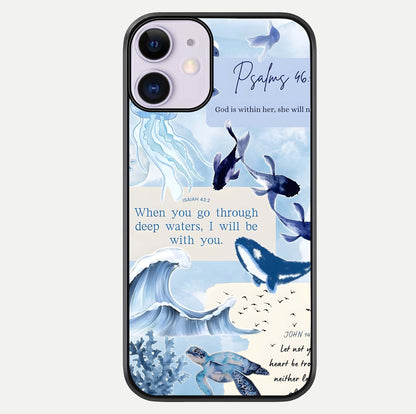 Faithful Ocean Promise Glass Case For iPhone 11 by Custom World