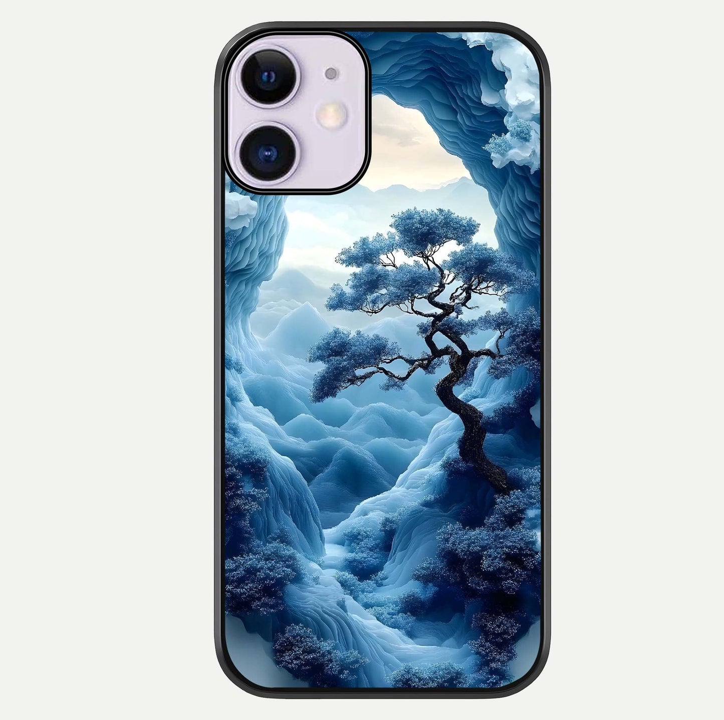 Frozen Serenity Gate Glass Case For iPhone 11 by Custom World