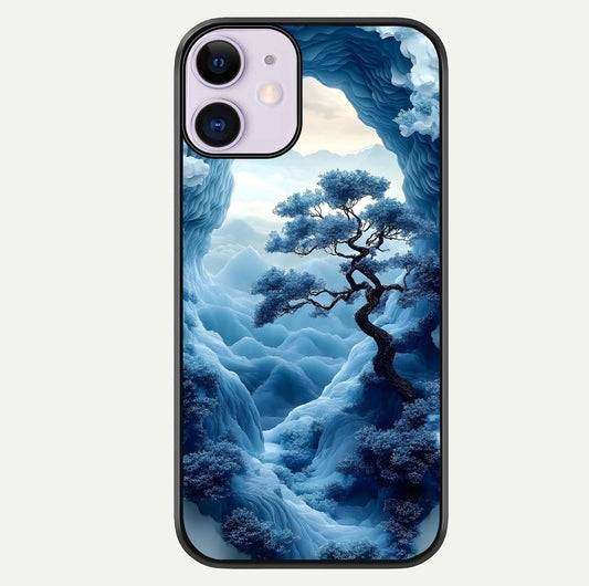 Frozen Serenity Gate Glass Case For iPhone 11 by Custom World