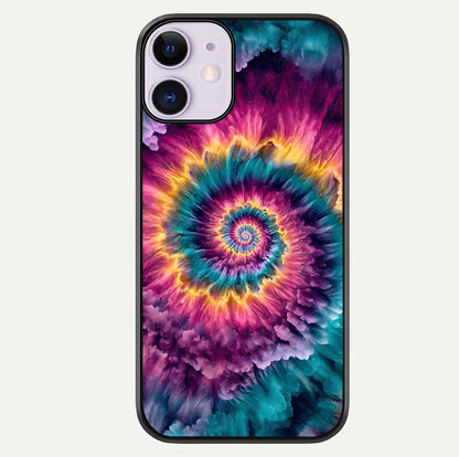 Galactic Spiral Burst Glass Case For iPhone 11 by Custom World