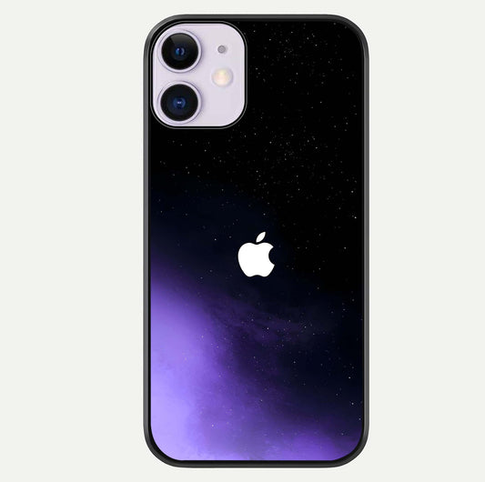 Galaxy Apple Aura Glass Case For iPhone 11 by Custom World