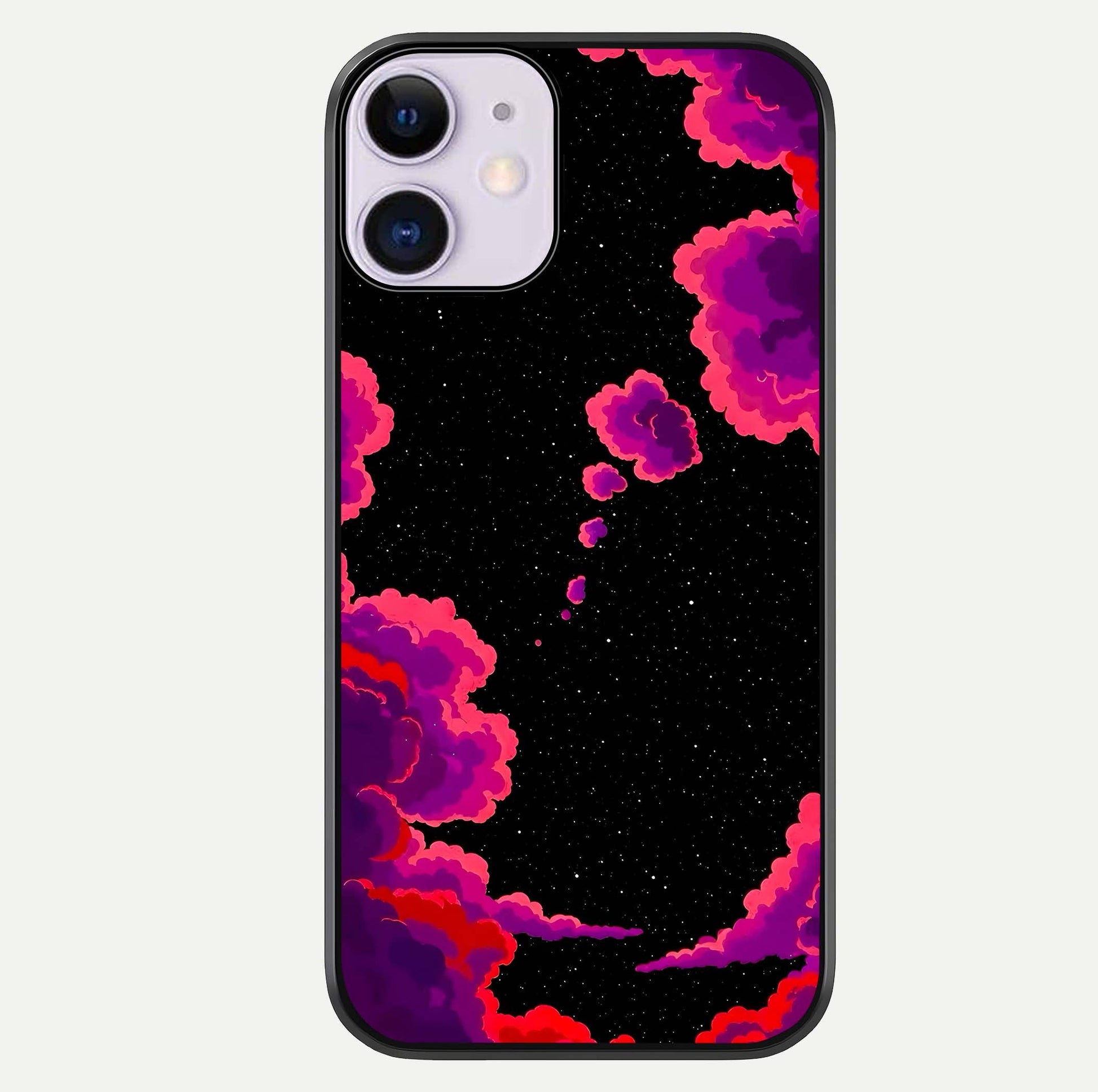 Galaxy Dream Frame Glass Case For iPhone 11 by Custom World