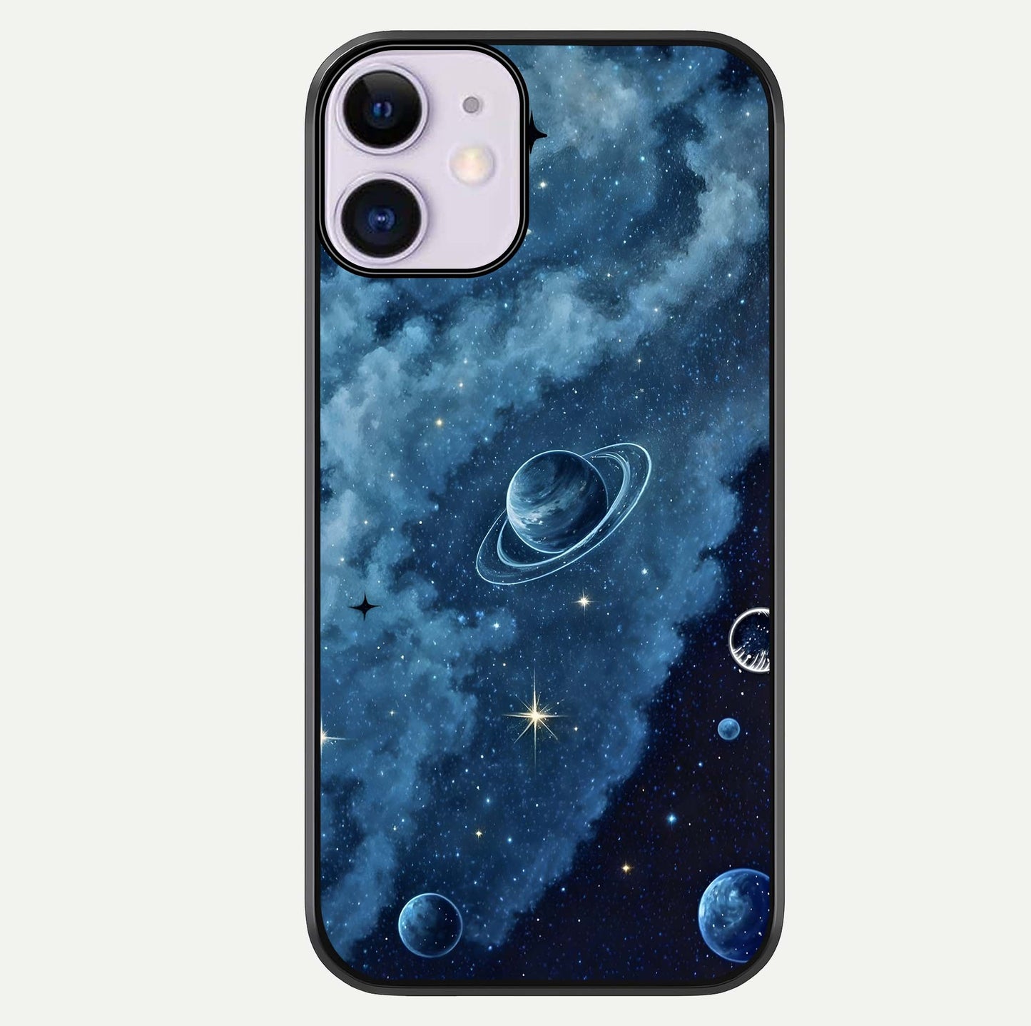 Galaxy Dream Space Glass Case For iPhone 11 by Custom World
