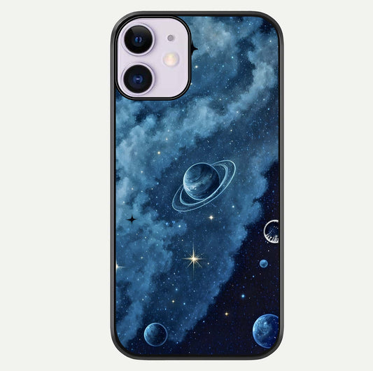 Galaxy Dream Space Glass Case For iPhone 11 by Custom World
