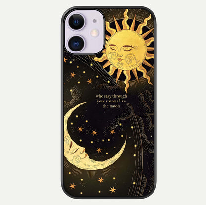 Golden Lunar Love Glass Case For iPhone 11 by Custom World