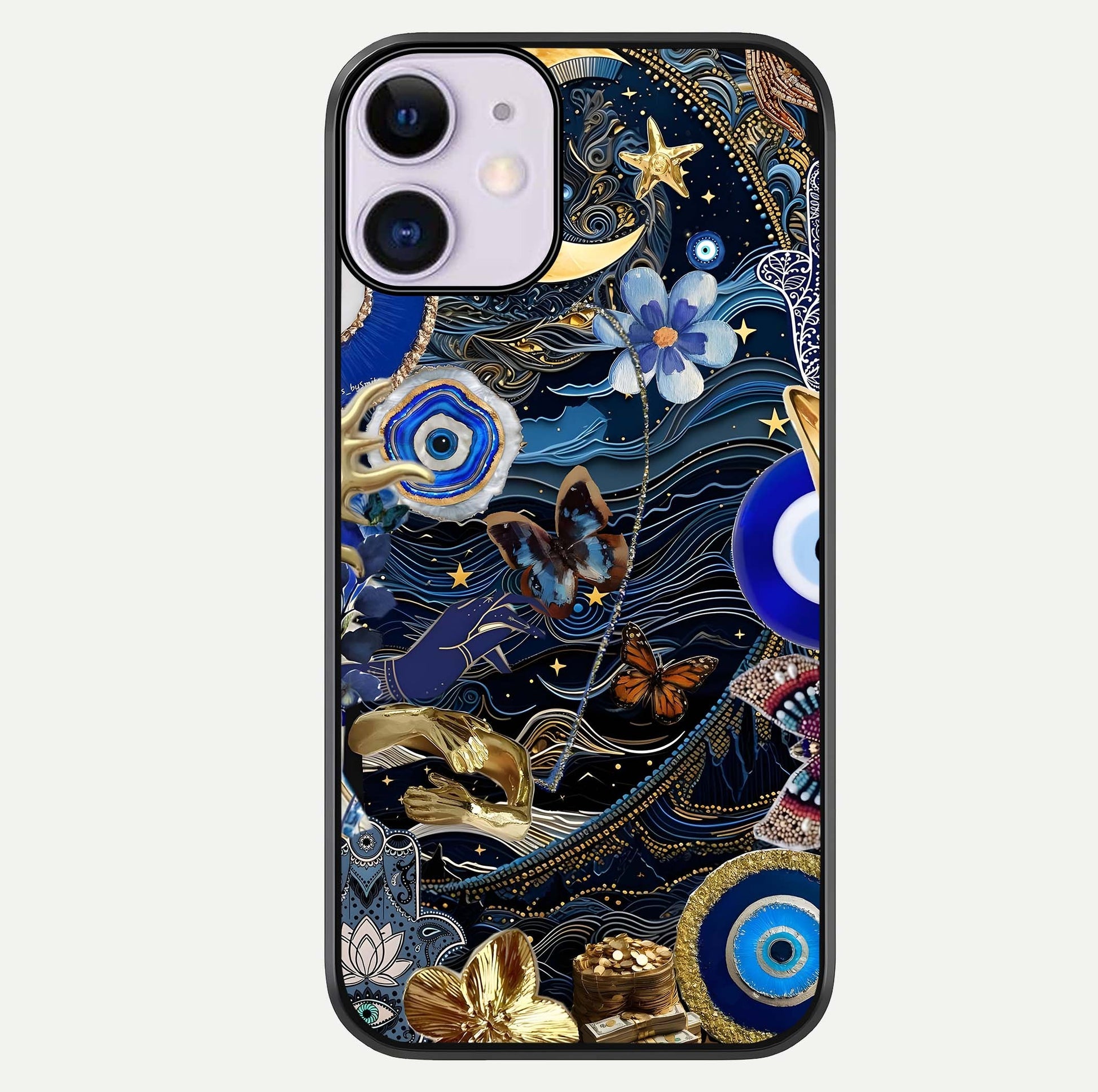 Golden Moon Magic Glass Case For iPhone 11 by Custom World