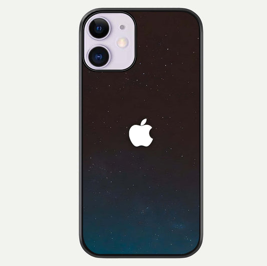 Green Emerald Apple Logo Glass Case For iPhone 11 by Custom World