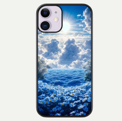Heavenly Daisy Horizon Glass Case For iPhone 11 by Custom World