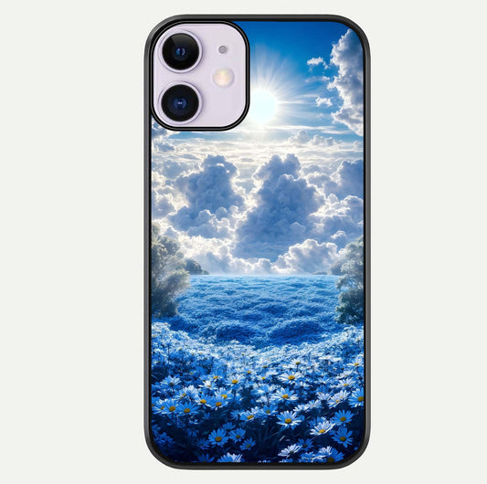Heavenly Daisy Horizon Glass Case For iPhone 11 by Custom World