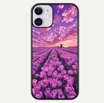 Lavender Dream Skies Glass Case For iPhone 11 by Custom World
